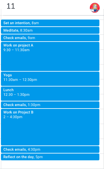 google calendar